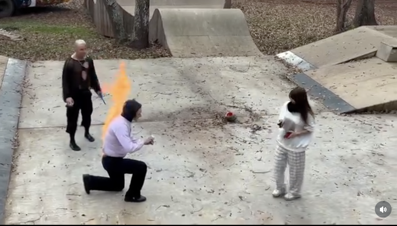 Darby Allin Lights Brother On Fire For Marriage Proposal