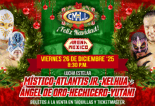 CMLL Viernes Espectacular Results (12/26/2025): Místico, Atlantis Jr. & Xelhua vs. Ángel de Oro, Hechicero & Yutani, More