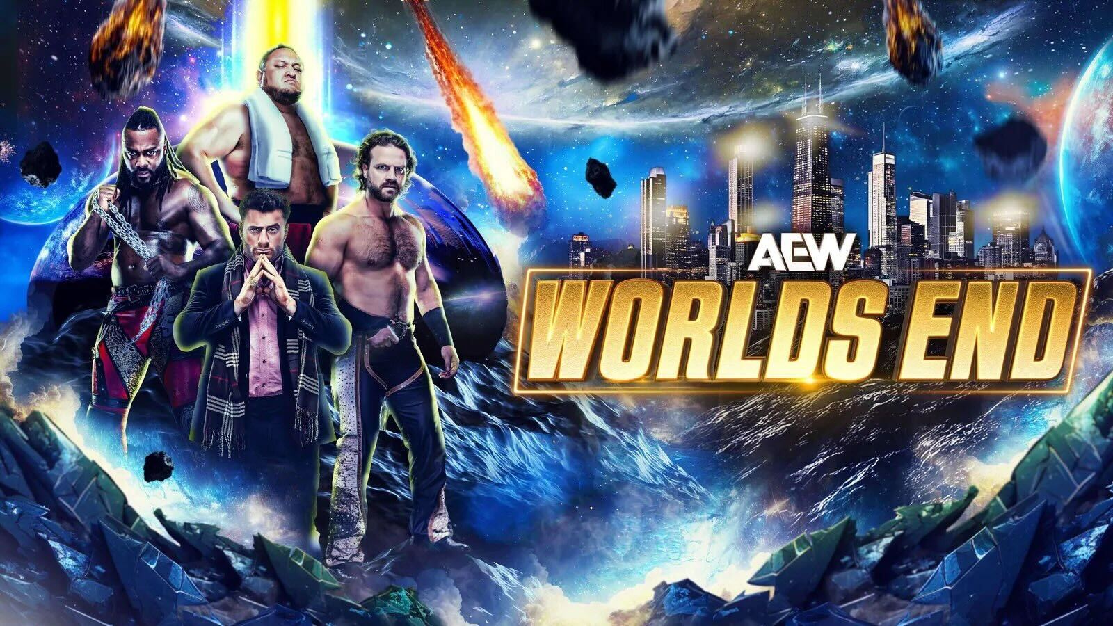 AEW Worlds End Results (12/27/2025): 4-Way Title Match, Kazuchika Okada vs. Konosuke Takeshita, More Set