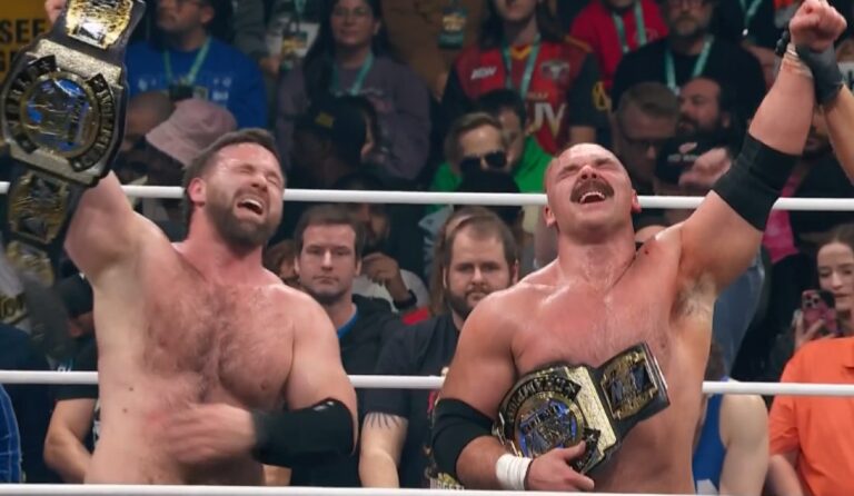 FTR Def. Bang Bang Gang In Chicago Street Fight To Retain AEW World Tag Titles At AEW Worlds End