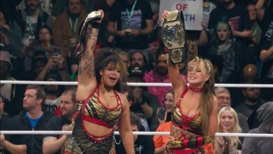 Babes of wrath retain at aew worlds end