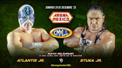 CMLL Domingo Familiar Results (12/28/2025): Atlantis Jr. vs. Stuka Jr., More