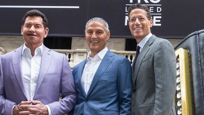 vince mcmahon, ari emanuel, mark shapiro