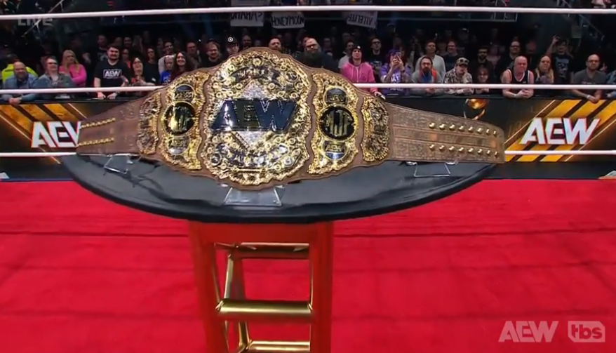 triple b aew world title, triple b aew world championship, big burberry belt