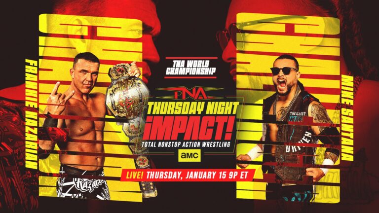 Frankie Kazarian vs. Mike Santana For TNA World Title Moved To TNA On AMC Premiere Show