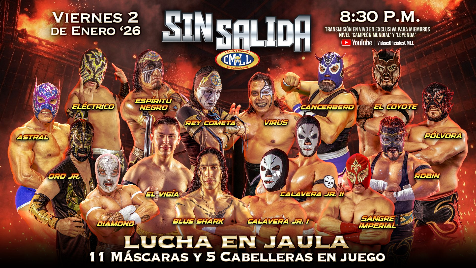 CMLL Sin Salida (1/2/2026)