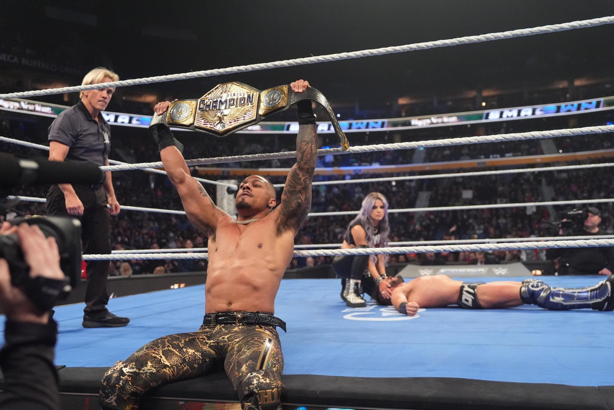 Carmelo Hayes Teases Teaming With Kelani Jordan Against Johnny Gargano And Candice LeRae