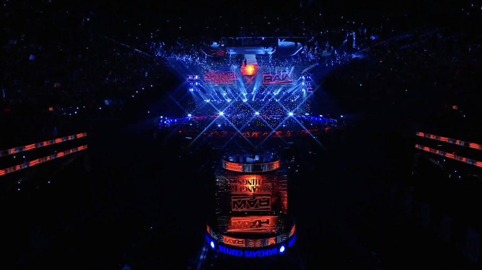 wwe raw stranger things