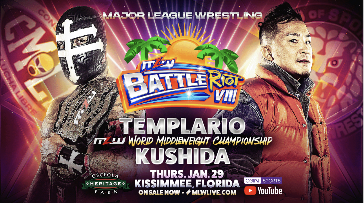 KUSHIDA To Challenge For MLW World Middleweight Title At Battle Riot