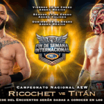 Ricochet Defending AEW National Title, Lee Moriarty Defending ROH Pure Title At CMLL International Weekend