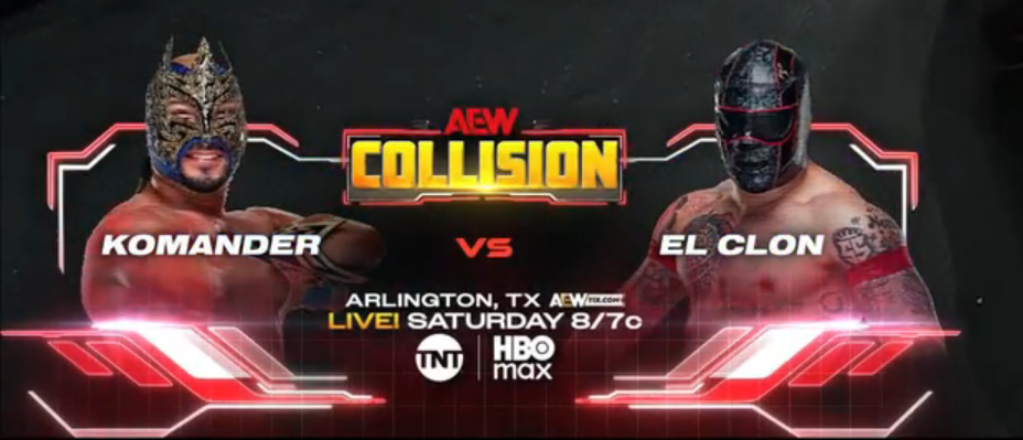 El Clon vs. Komander, Women’s Trio Bout Set For 1/10 AEW Collision