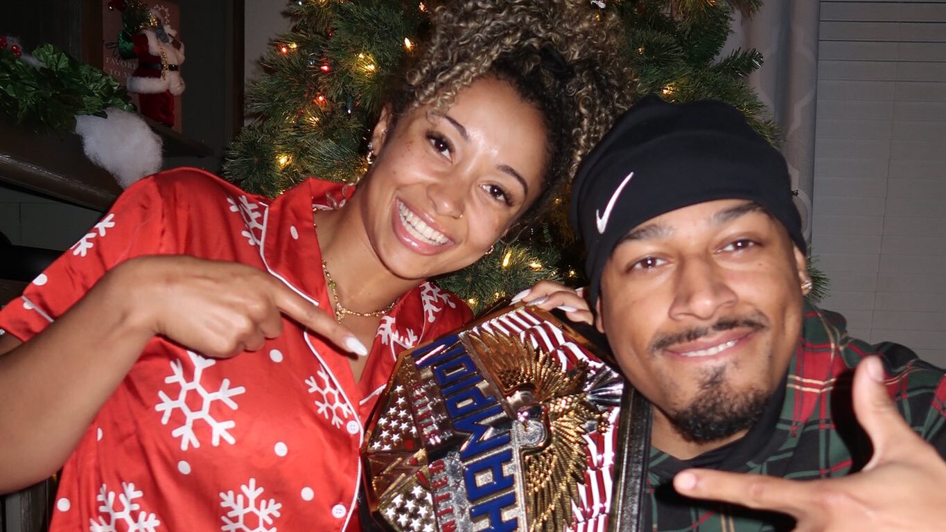 Kelani Jordan Expresses How Proud She Is Of Carmelo Hayes For Winning WWE United States Title