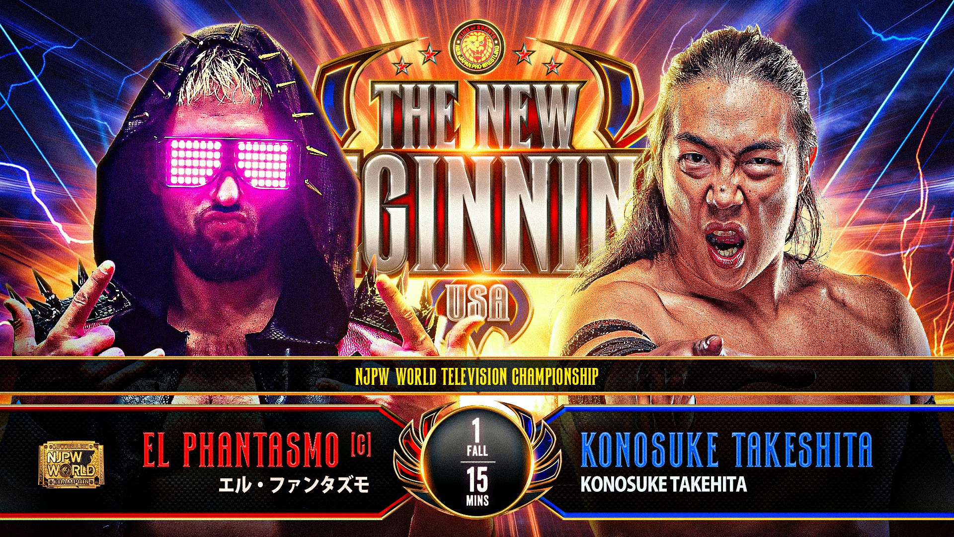 Konosuke Takeshita To Challenge For NJPW World TV Title At New Beginning USA