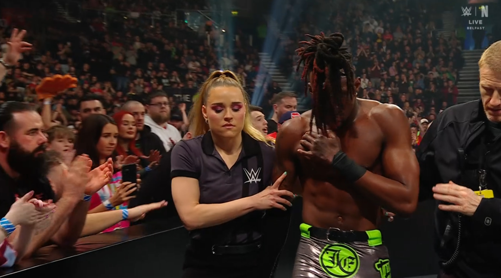 Je’Von Evans Bout Stopped On WWE Raw Due To Injury