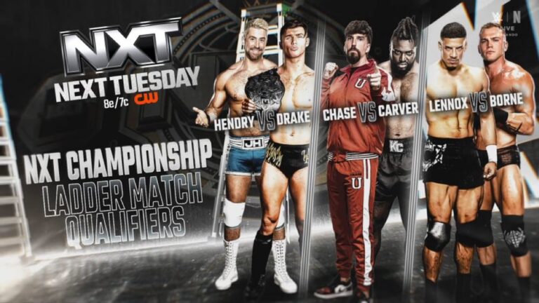 NXT Title Ladder Match Qualifiers, NXT Tag Team Title Bout Announced For 1/27 WWE NXT