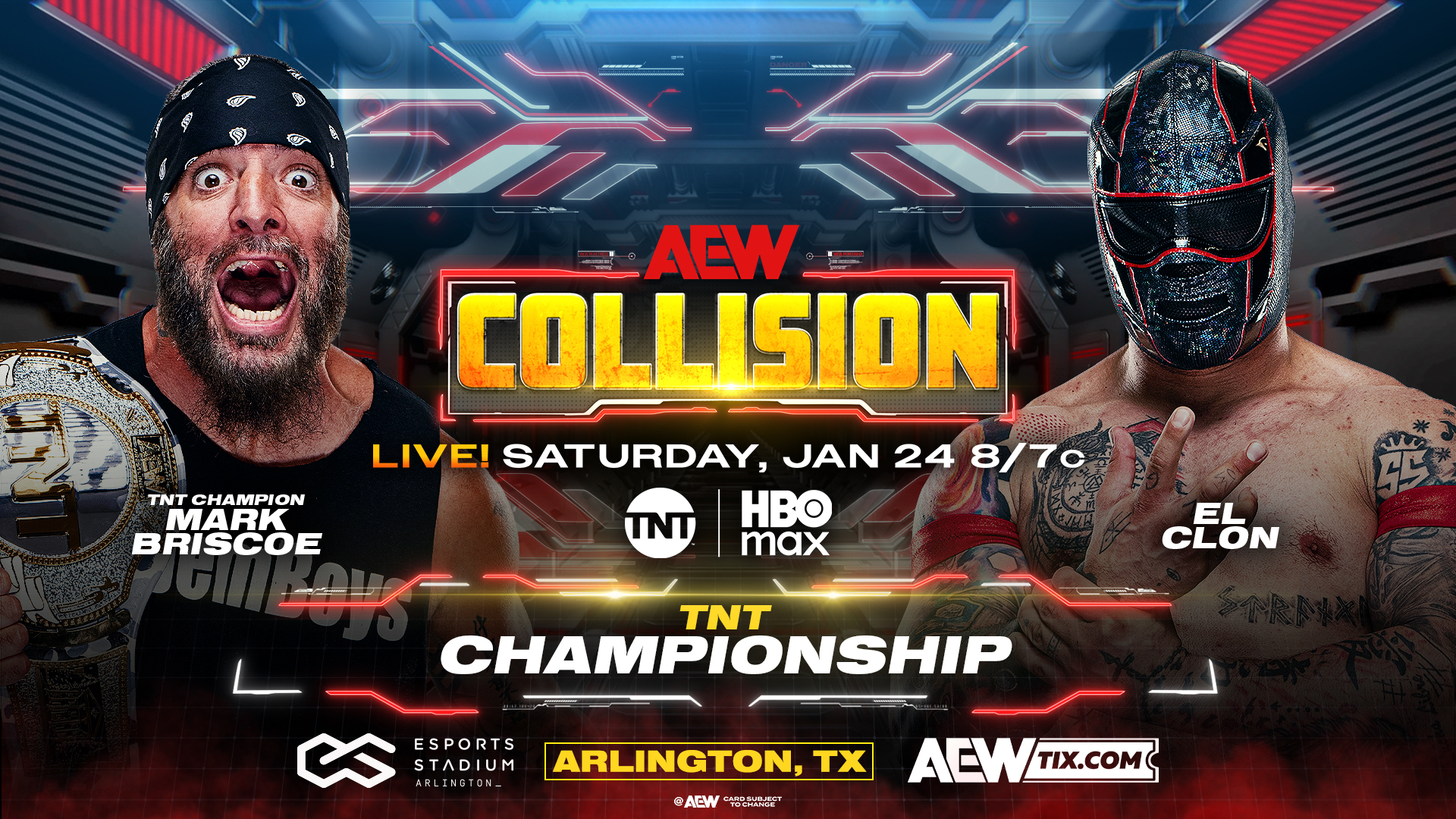 aew tnt title aew collision