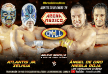 CMLL Martes de Arena Mexico Results (1/20/2026)