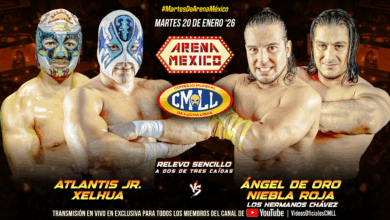 CMLL Martes de Arena Mexico Results (1/20/2026)