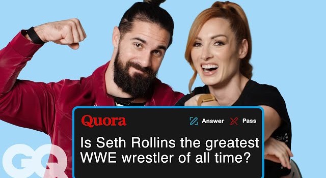 Becky Lynch and Seth Rollins Reveal Their ‘Most Exciting Matches’
