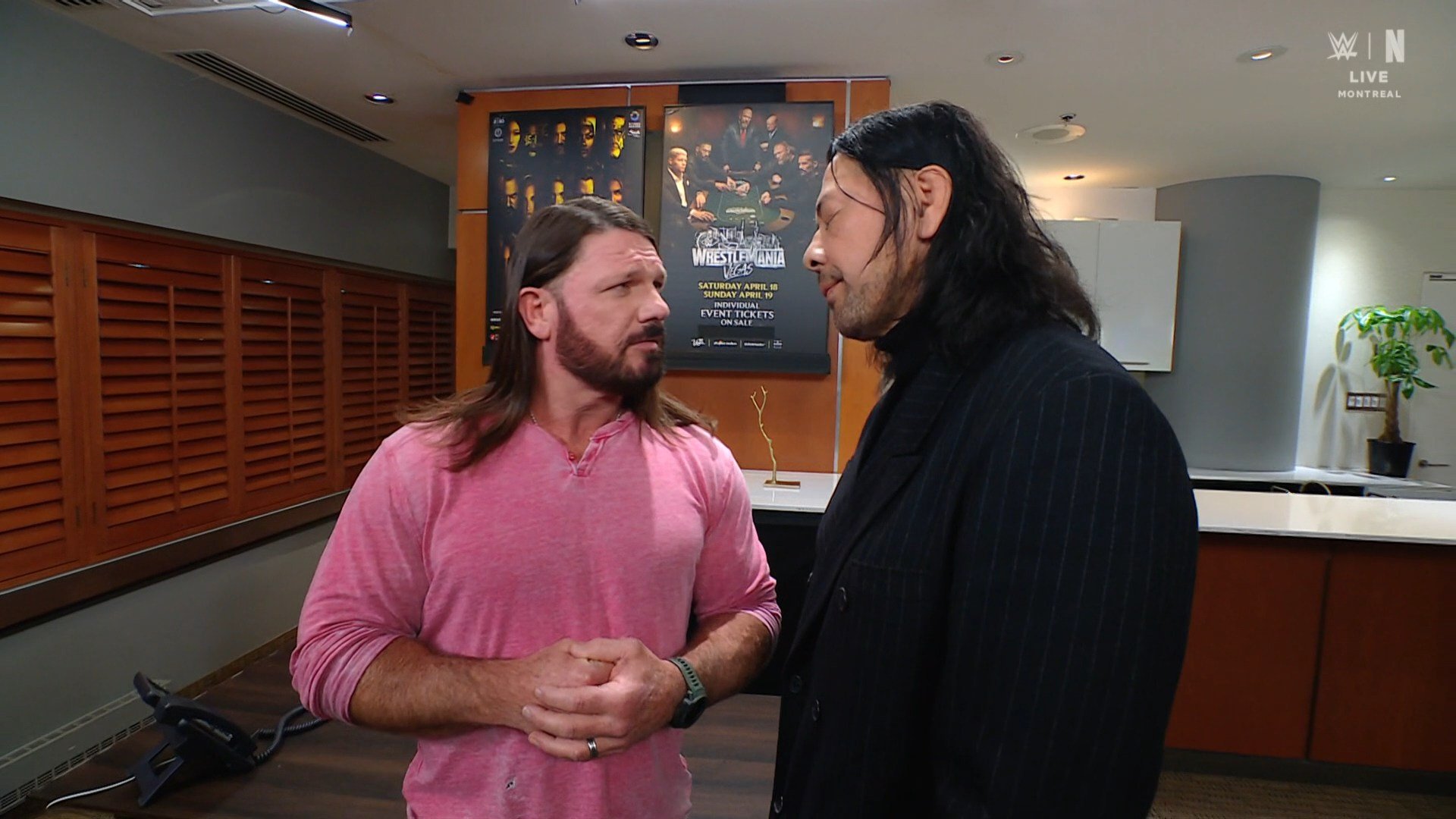 aj styles shinsuke nakamura