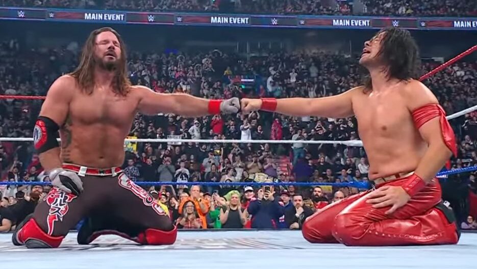 aj styles, shinsuke nakamura