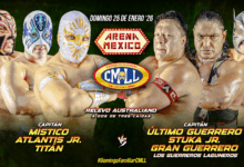 CMLL Domingo Familiar Results (1/25/2026)
