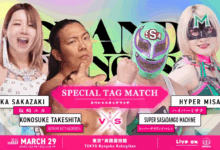 konosuke takeshita, yuka sakazaki, super sasadango machine, hyper misao