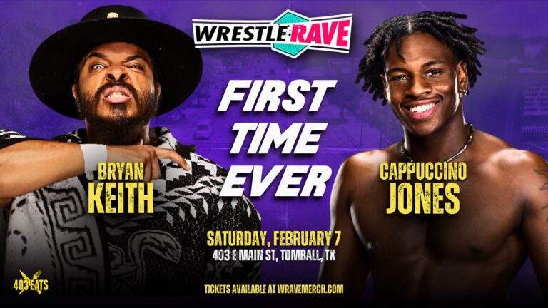 AEW’s Bryan Keith vs. WWE ID Men’s Champion Cappuccino Jones Announced For WrestleRave Show
