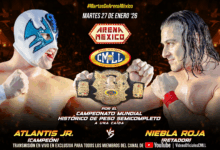 CMLL Martes de Arena Mexico Results (1/27/2026)
