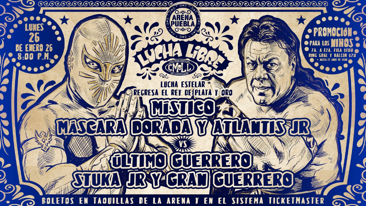 CMLL Lunes Clásico Results (1/26/2026)