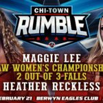 M by Elegance Defending AAW Women’s Title Against Heather by Elegance