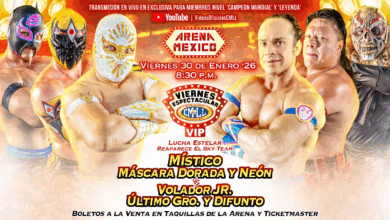 CMLL Viernes Espectacular VIP Results (1/30/2026)