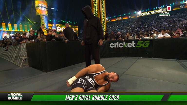 Mystery Man Attacks Bron Breakker At WWE Royal Rumble