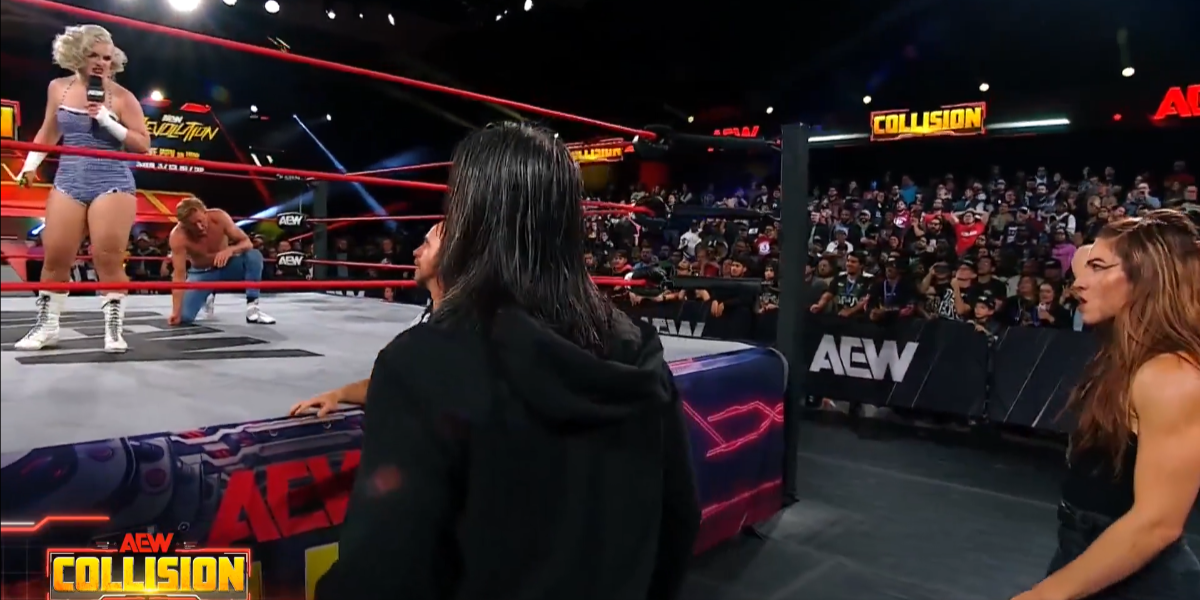 Toni Storm challenges The Death Riders to a Mixed Tag Hair vs Hair match at AEW Grand Slam