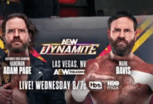 Hangman Adam Page vs Mark Davis announced for AEW Dynamite