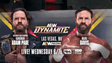 Hangman Adam Page vs Mark Davis announced for AEW Dynamite