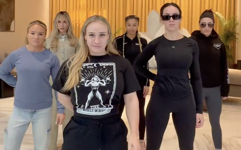 Jordynne Grace, Chelsea Green, Maxxine Dupri, Kelani Jordan, Ivy Nile, And Jacy Jayne Are Power Rangers