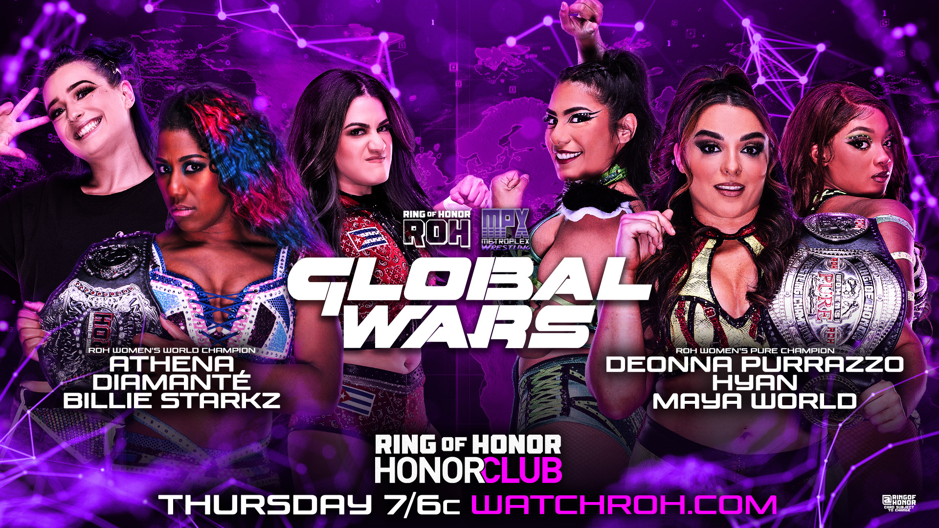 Lineup Announced For ROH x MPX Global Wars