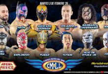CMLL Martes de Arena Mexico Results (2/3/2026)