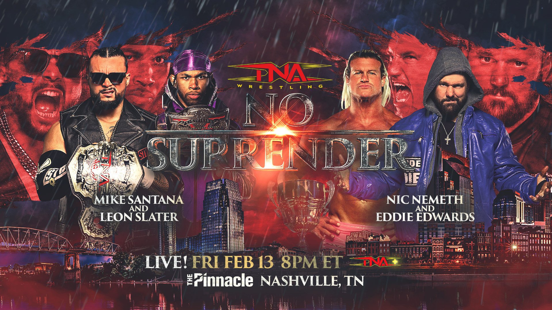 mike santana, leon slater, nic nemeth, eddie edwards