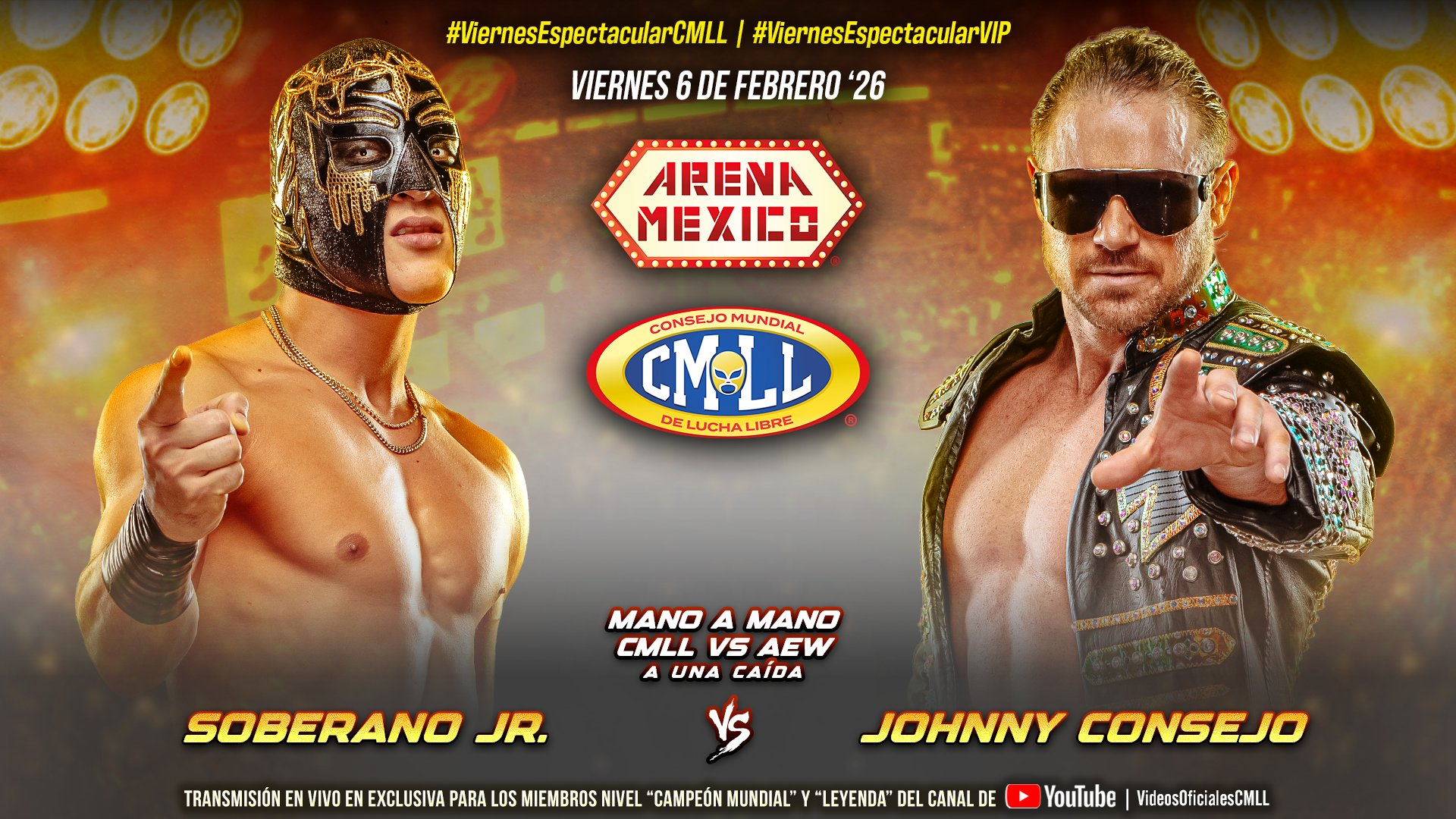 CMLL Viernes Espectacular VIP Results (2/6/2026)