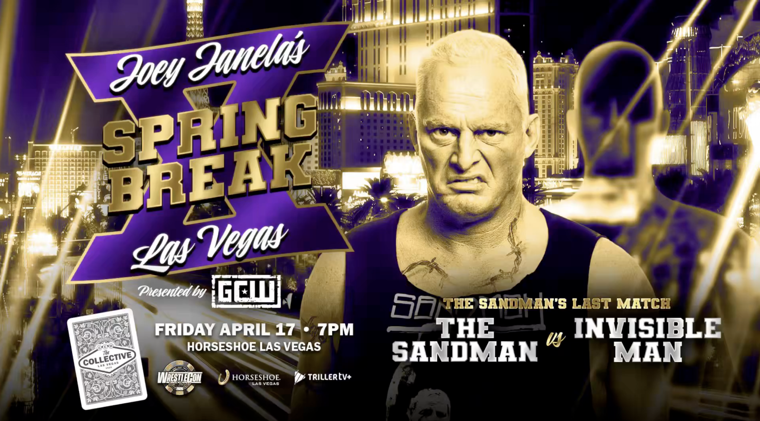 The Sandman To Face The Invisible Man In His Final Match