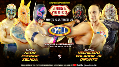 CMLL Martes de Arena Mexico Results (2/10/2026)