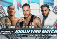 Carmelo Hayes vs. Damian Priest vs. Trick Williams WWE SmackDown