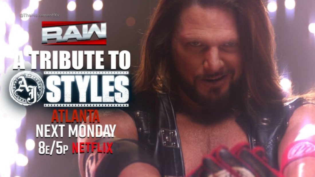 AJ Styles WWE Raw