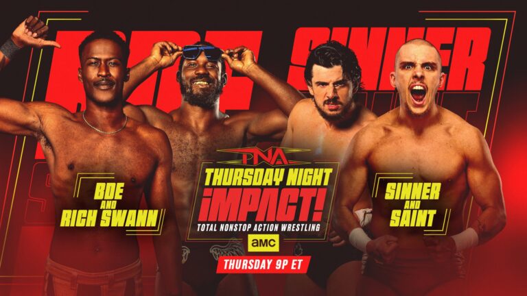 BDE & Rich Swann vs. Sinner & Saint Added To 2/19 TNA iMPACT