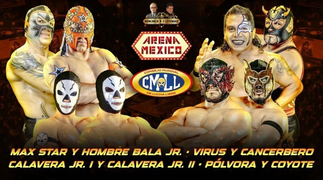 8-Man Apuestas Match Set for CMLL Homenaje a Dos Leyendas