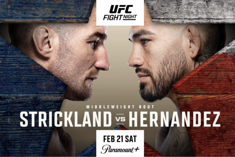 UFC Fight Night: Strickland vs. Hernandez Odds Courtesy Of MyBookie