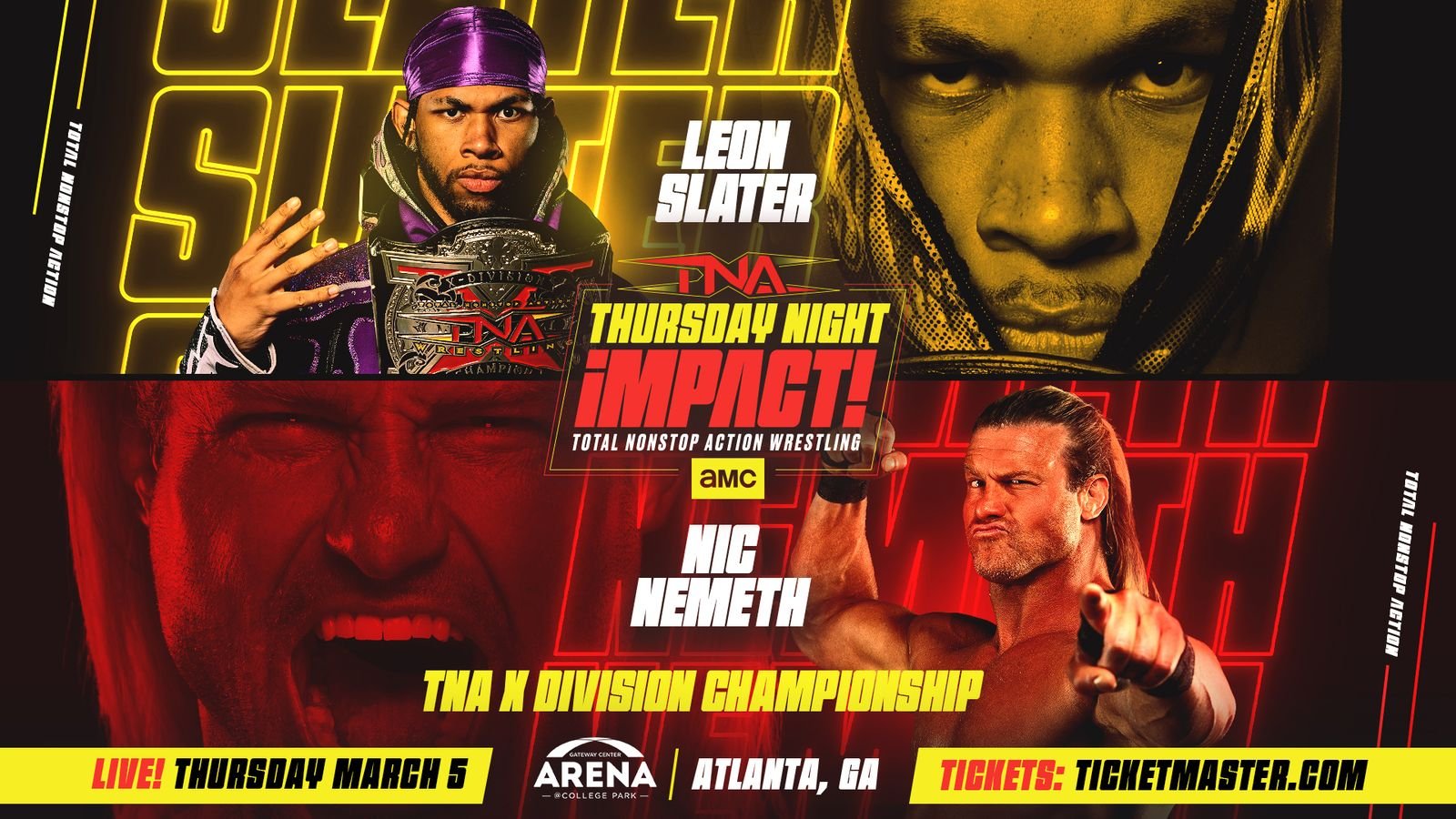 TNA iMPACT! Results (3/5): Nic Nemeth vs. Leon Slater, Arianna Grace vs. Jody Threat