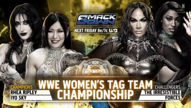 Rhiyo vs The Irresistible Forces next week on WWE SmackDown